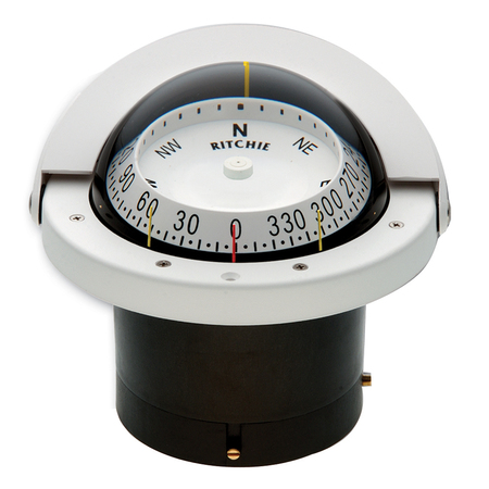 RITCHIE FNW-203 Navigator Compass - Flush Mount - White FNW-203